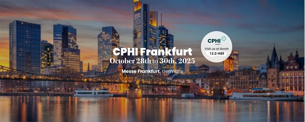 Welcome to our booth 12.0 H89 at CPHI frankfurt 2025